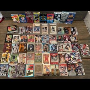 Sports card lot rookies autos